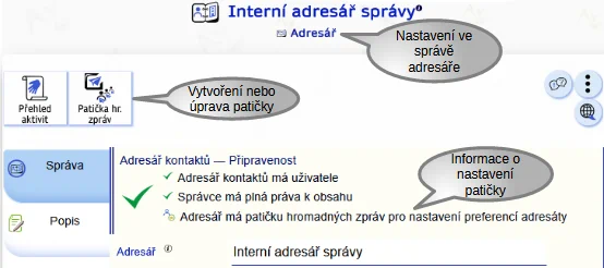 Jak nastavit patičku hromadných zpráv podle GDP nebo pro nastavení preferencí