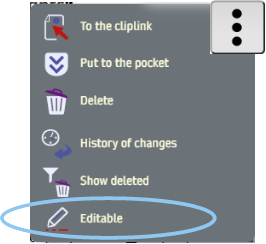 How to enable task editing